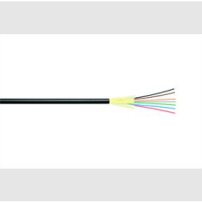 Nikomax Optikai kábel, beltéri és kültéri, SM 9/125 OS2, 4 szálas tight buffered, LSZH, Eca Méterre (NKL-F-004S9K-00U-BK) kábel és adapter