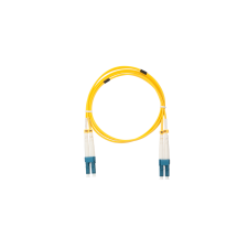Nikomax Optikai patch kábel LC Duplex 15m - sárga (NMF-PC2S2C2-LCU-LCU-015) kábel és adapter