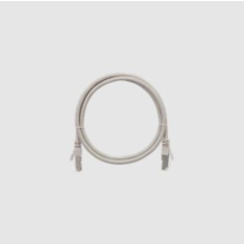 Nikomax Patch kábel F/UTP CAT5e LSOH, 10m, szürke kábel és adapter