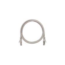 Nikomax patch kábel f/utp cat5e lsoh, 1m, szürke kábel és adapter