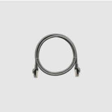 Nikomax Patch kábel F/UTP, Essential Series, CAT5e, LSZH, 0,3m, szürke kábel és adapter