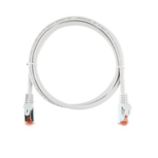 Nikomax Patch kábel S/FTP CAT6a LSOH, Essential Series, 2m, fehér (NMC-PC4SA55B-ES-020-C-WT) kábel és adapter