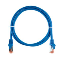 Nikomax Patch kábel S/FTP CAT6a LSOH, Essential Series, 3m, kék (NMC-PC4SA55B-ES-030-C-BL) (NMC-PC4SA55B-ES-030-C-BL) kábel és adapter