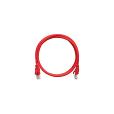 Nikomax patch kábel s/ftp, cat6a, pvc, 5m, piros nmc-pc4sa55b-050-rd kábel és adapter