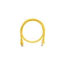 Nikomax patch kábel s/ftp, cat6a, pvc, 5m, sárga nmc-pc4sa55b-050-yl kábel és adapter