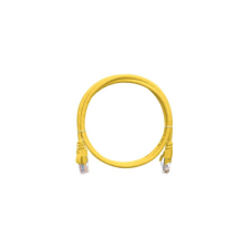 Nikomax patch kábel UTP, CAT5e, LSZH, 20m, sárga (NMC-PC4UD55B-200-C-YL) (NMC-PC4UD55B-200-C-YL) kábel és adapter