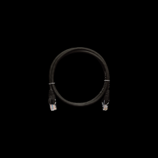 Nikomax Patch kábel UTP, CAT5e, LSZH, 2m, fekete (NMC-PC4UD55B-020-C-BK) kábel és adapter