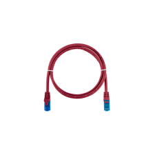 Nikomax Patch kábel UTP CAT6 LSOH, Essential Series,  10m, piros kábel és adapter