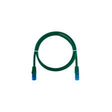 Nikomax Patch kábel UTP CAT6 LSOH, Essential Series,  3m, zöld kábel és adapter