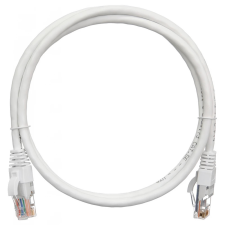 Nikomax patch kábel UTP, CAT6, LSZH, 20m, fehér (NMC-PC4UE55B-200-C-WT) kábel és adapter