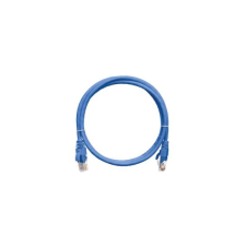 Nikomax patch kábel UTP, CAT6, PVC, 10m, kék (NMC-PC4UE55B-100-BL) kábel és adapter