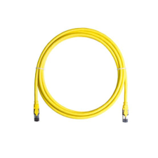 Nikomax patch kábel UTP, CAT6, PVC, 10m, sárga (NMC-PC4UE55B-100-YL) kábel és adapter