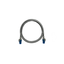 Nikomax Patch kábel UTP, Essential Series, CAT6, LSZH,   1m, szürke kábel és adapter