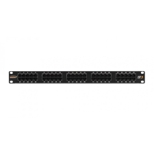 Nikomax patch panel 50 port 1U 19&quot; fekete (NMC-RP50UC3-1U-BK) egyéb hálózati eszköz