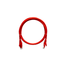 Nikomax S/FTP CAT6a Patch kábel 2m - Piros (NMC-PC4SA55B-020-RD) kábel és adapter
