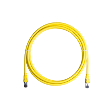 Nikomax S/FTP CAT8 Patch kábel 5m Sárga kábel és adapter