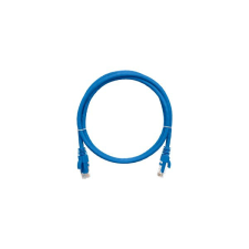 Nikomax UTP CAT6 LSOH patch kábel 1 m (kék) kábel és adapter