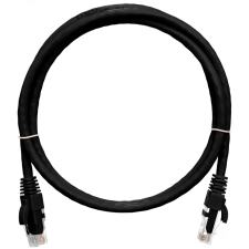 Nikomax UTP CAT6A Összekötő Fekete 15m NMC-PC4SA55B-150-BK kábel és adapter
