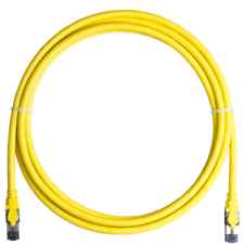 Nikomax UTP CAT6A Összekötő Sárga 15m NMC-PC4SA55B-150-YL kábel és adapter