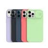 Nillkin Apple Iphone 12 12 Pro Nillkin Camshield Silky kamera védős prémium erősített ütésálló tok világos zöld