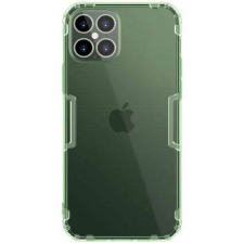 Nillkin APPLE iPhone 12 Pro Max, NILLKIN Nature szilikontok, légpárnás sarkok, Zöld tok és táska