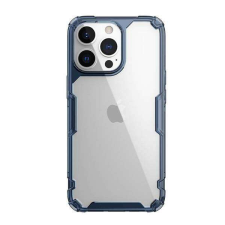 Nillkin APPLE iPhone 13 Pro, Nillkin Nature Pro mobiltok, Átlátszó, Kék tok és táska