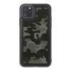 Nillkin CAMO műanyag telefonvédő (bőr hatású, kamera védelem, terep minta) FEKETE [Apple iPhone 11 Pro] (5996457912032)