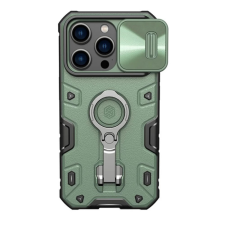 Nillkin CAMSHIELD ARMOR PRO defender szilikon telefonvédő (ütésállóság. tartógyűrű) SÖTÉTZÖLD tok és táska