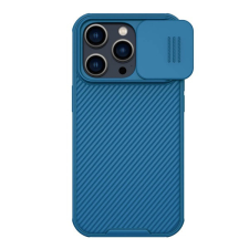 Nillkin CAMSHIELD PRO MAGNETIC műanyag telefonvédő (ütésállóság, kameravédő, mágneses, csíkos) SÖTÉTKÉK tok és táska