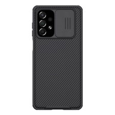Nillkin CamShield Pro Samsung Galaxy A73 Szilikon Tok - Fekete (GP-113317) tok és táska