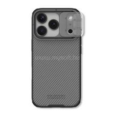 Nillkin CAMSHIELD PRO szilikon telefonvédő (ütésállóság, kameravédő, csíkos) ÁTLÁTSZÓ/FEKETE (GP-175233) tok és táska