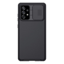 Nillkin CAMSHIELD PRO szilikon telefonvédő (ütésállóság. kameravédő. csíkos) FEKETE tok és táska