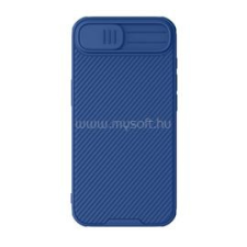 Nillkin CAMSHIELD PRO szilikon telefonvédő (ütésállóság, kameravédő, csíkos) SÖTÉTKÉK (GP-167455) tok és táska