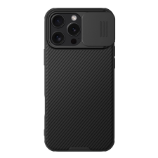 Nillkin CamShield Pro tok kamera lencse védővel iPhone 16 Pro Max - fekete tok és táska