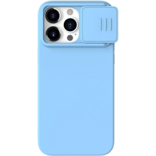 Nillkin CamShield Silky Silikonový Kryt pro Apple iPhone 15 Pro Max Blue Haze tok és táska