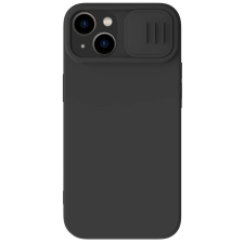 Nillkin CamShield Silky szilikon tok iPhone 14 Plus 6.7 2022 Klasszikus fekete tok és táska