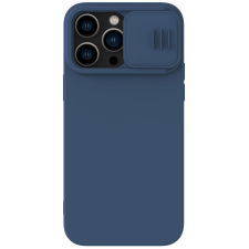 Nillkin CamShield Silky szilikon tok iPhone 14 Pro Max szilikon tok kameravédővel kék tok és táska