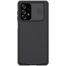 Nillkin CamShield szilikon tok Samsung Galaxy A73, fekete tok és táska