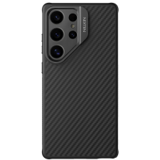 Nillkin CarboProp Aramid Samsung Galaxy S25 Ultra mágneses műanyag hátlap tok, fekete tok és táska