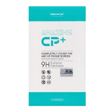 Nillkin CP+ képernyővédő üveg (2.5D kerekített szél, íves, full glue, karcálló, UV szűrés, 0.33mm, 9H) FEKETE Huawei Y6 2019 (Y6 Prime 2019) mobiltelefon kellék