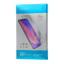 Nillkin CP+ PRO képernyővédő üveg (2.5D kerekített szél, íves, full glue, karcálló, UV szűrés, 0.33mm, 9H) FEKETE Huawei P40 mobiltelefon kellék