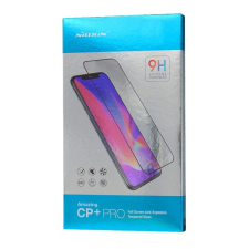 Nillkin CP+ PRO képernyővédő üveg (2.5D kerekített szél, íves, full glue, karcálló, UV szűrés, 0.33mm, 9H) FEKETE [Huawei P40] (5996457950805) mobiltelefon kellék