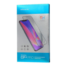 Nillkin CP+ PRO képernyővédő üveg (2.5D kerekített szél, íves, full glue, karcálló, UV szűrés, 0.33mm, 9H) FEKETE [Samsung Galaxy A41 ... mobiltelefon kellék