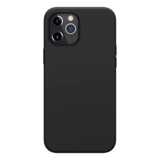 Nillkin FLEX PURE szilikon telefonvédő (ultravékony, környezetbarát, mikrofiber plüss belső, matt) FEKETE tok és táska