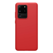Nillkin FLEX PURE szilikon telefonvédő (ultravékony, környezetbarát, mikrofiber plüss belső, matt) PIROS [Samsung Galaxy S20 Ultra 5G ... tok és táska