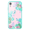 Nillkin FLORAL telefonvédő szilikon keret (BUMPER, közepesen ütésálló, edzett üveg hátlap, pillangó, virág minta) SZÍNES Apple iPhone XR 6.1