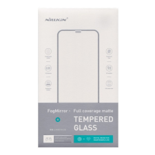 Nillkin FOGMIRROR képernyővédő üveg (2.5D full cover, full glue, teljes területen tapad, karcálló, 0.33mm, 9H) ÁTLÁTSZÓ Apple iPhone 12 mini mobiltelefon kellék