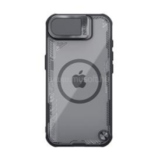 Nillkin ICEBLADE PROP szilikon telefonvédő (ütésállóság, kameravédő, kitámasztó, MagSafe) FEKETE (GP-168382) tok és táska