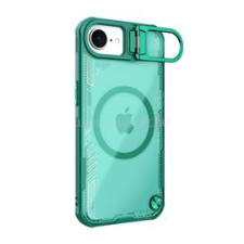 Nillkin ICEBLADE PROP szilikon telefonvédő (ütésállóság, kitámasztó, MagSafe) SÖTÉTZÖLD (GP-170315) tok és táska