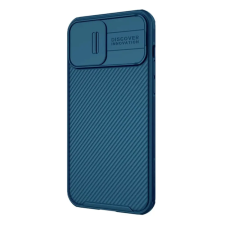 Nillkin iPhone 14 Plus NILLKIN CAMSHIELD PRO szilikon telefonvédő ütésállóság, csíkos, SÖTÉTKÉK tok és táska